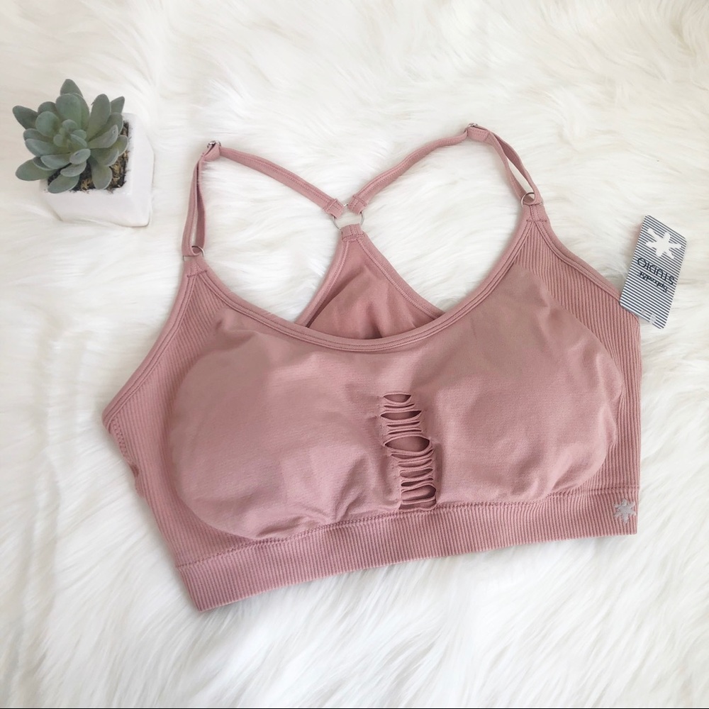 Splendid Y-Back Racerback Cami Sports Bra M